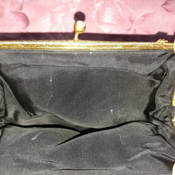 Vintige Tapestry Purse Petit Point Look - Picture 3 of 3